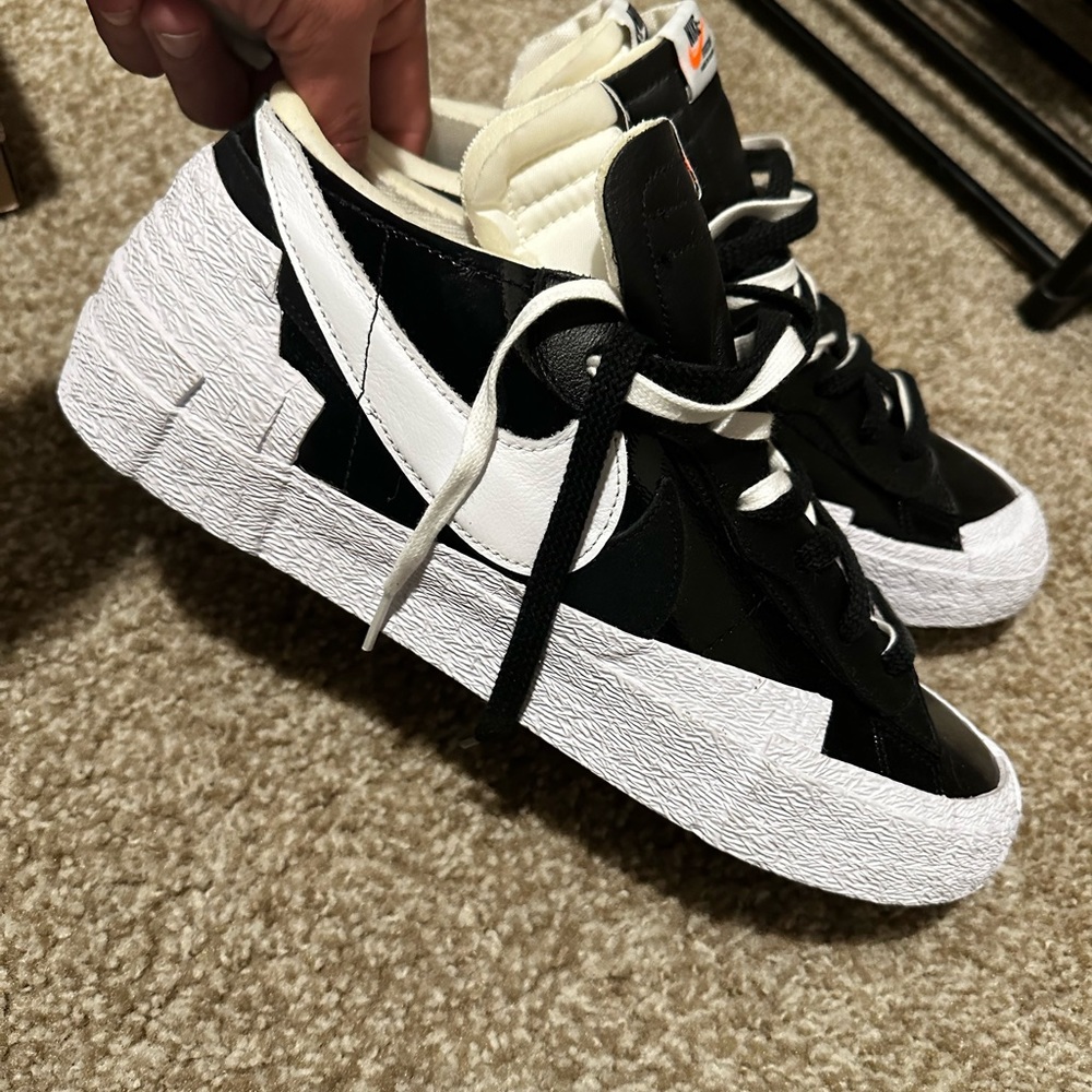Nike Sacai blazer low suede Size 13 took out of box on shelf never worn